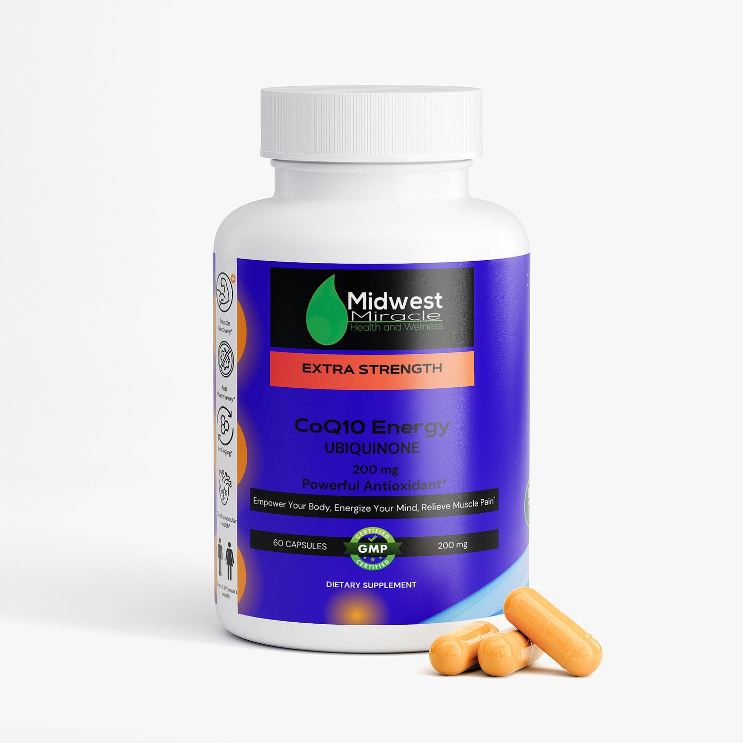 CoQ10 Energy Ubiquinone Capsules