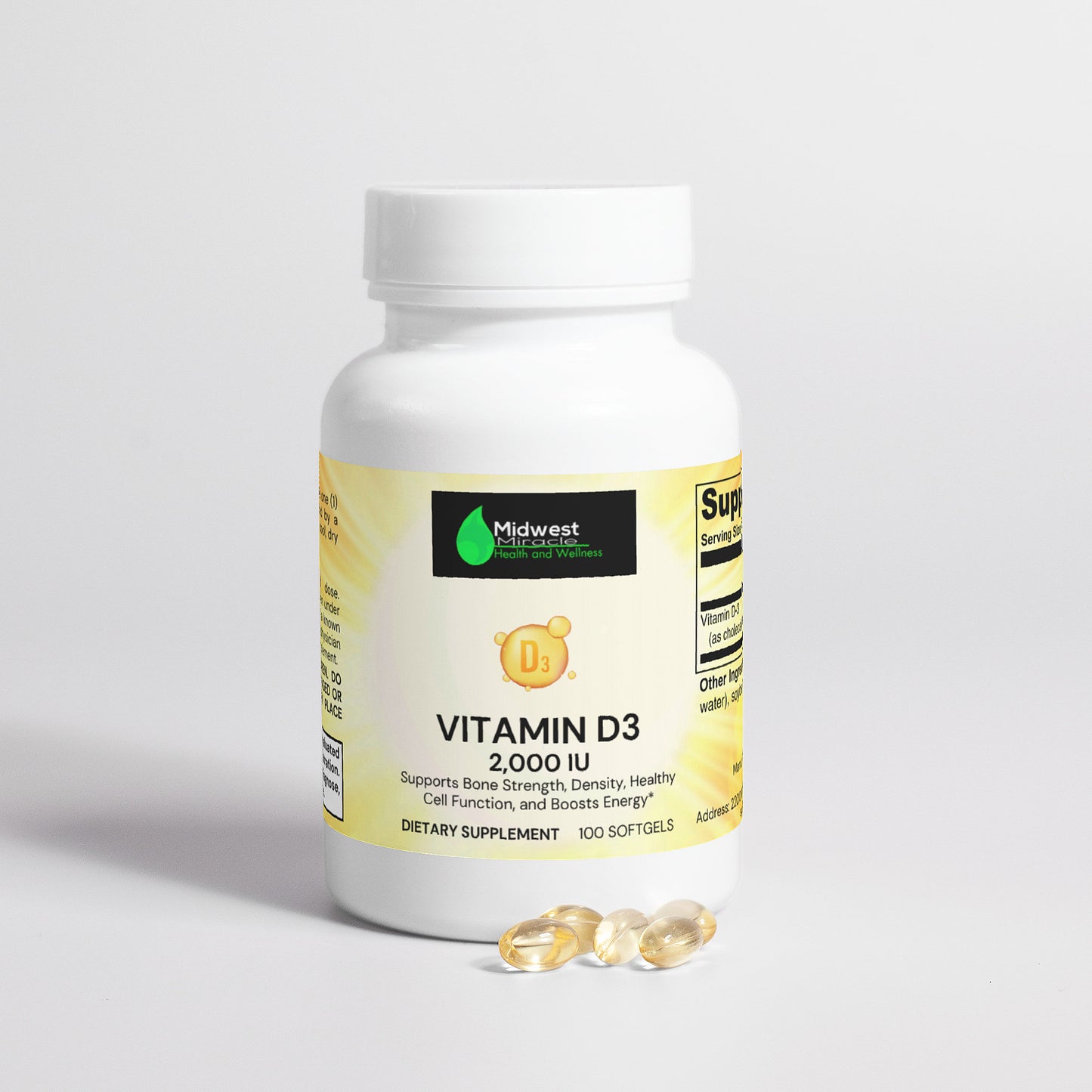 Vitamin D3 2,000 IU