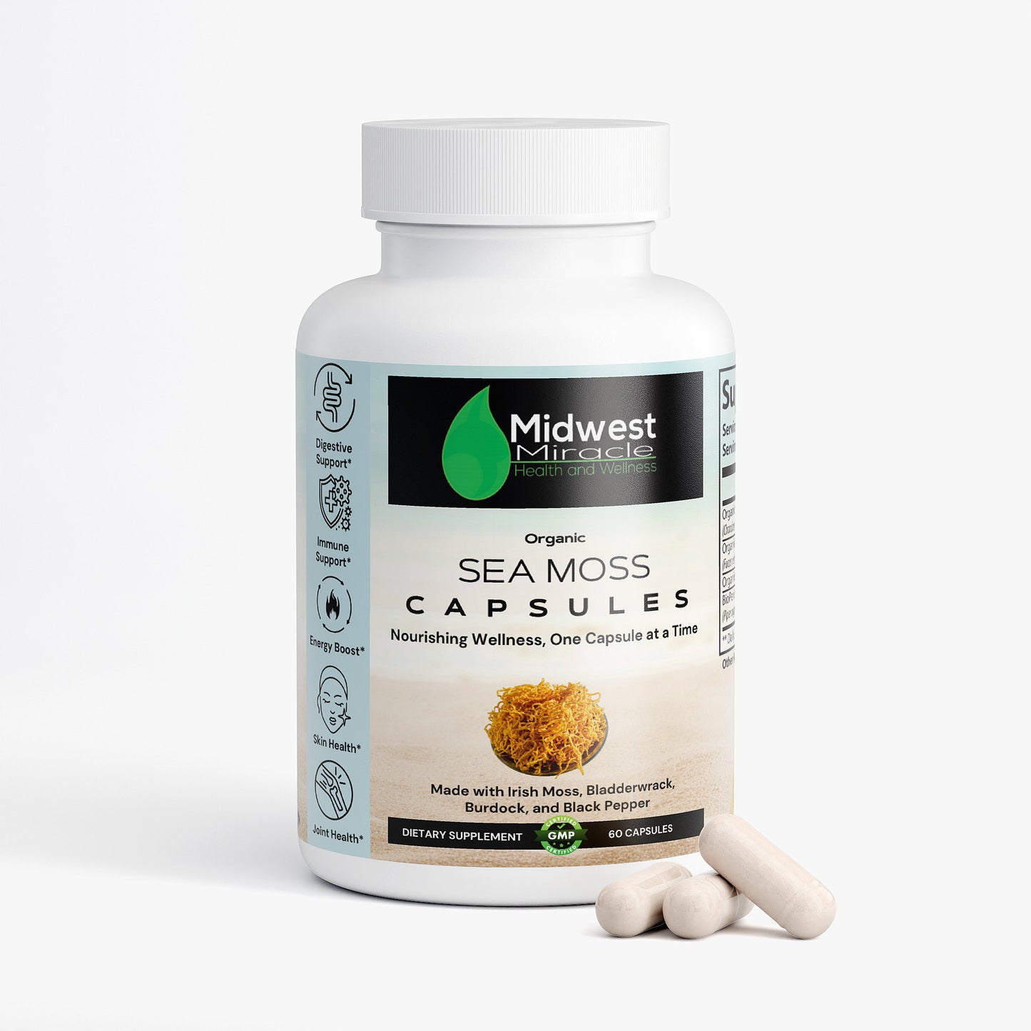 Organic Sea Moss Capsules