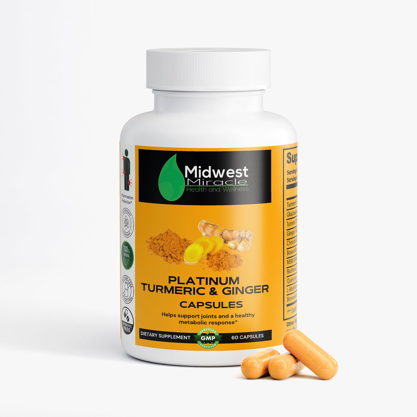 Platinum Turmeric & Ginger Capsules