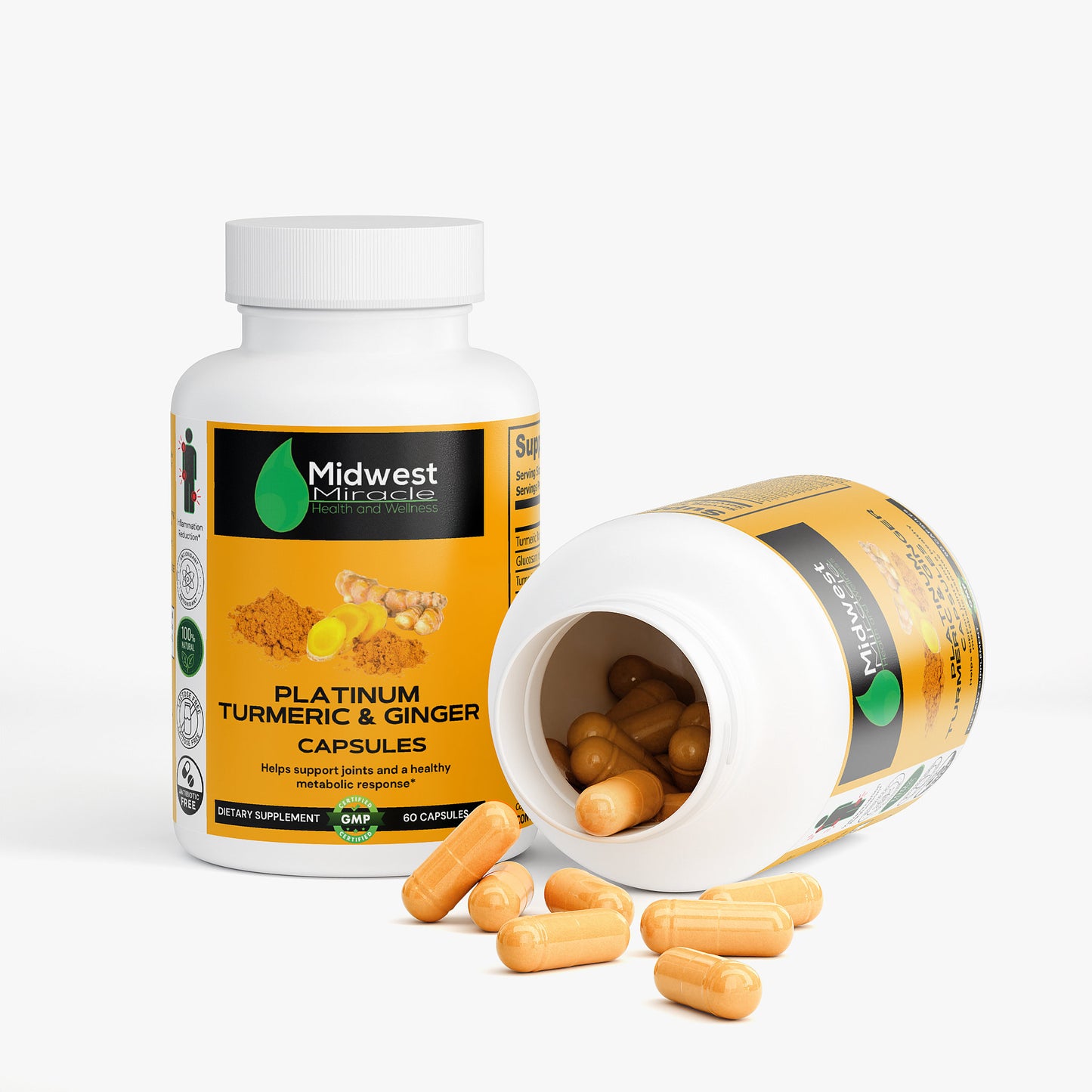Platinum Turmeric & Ginger Capsules