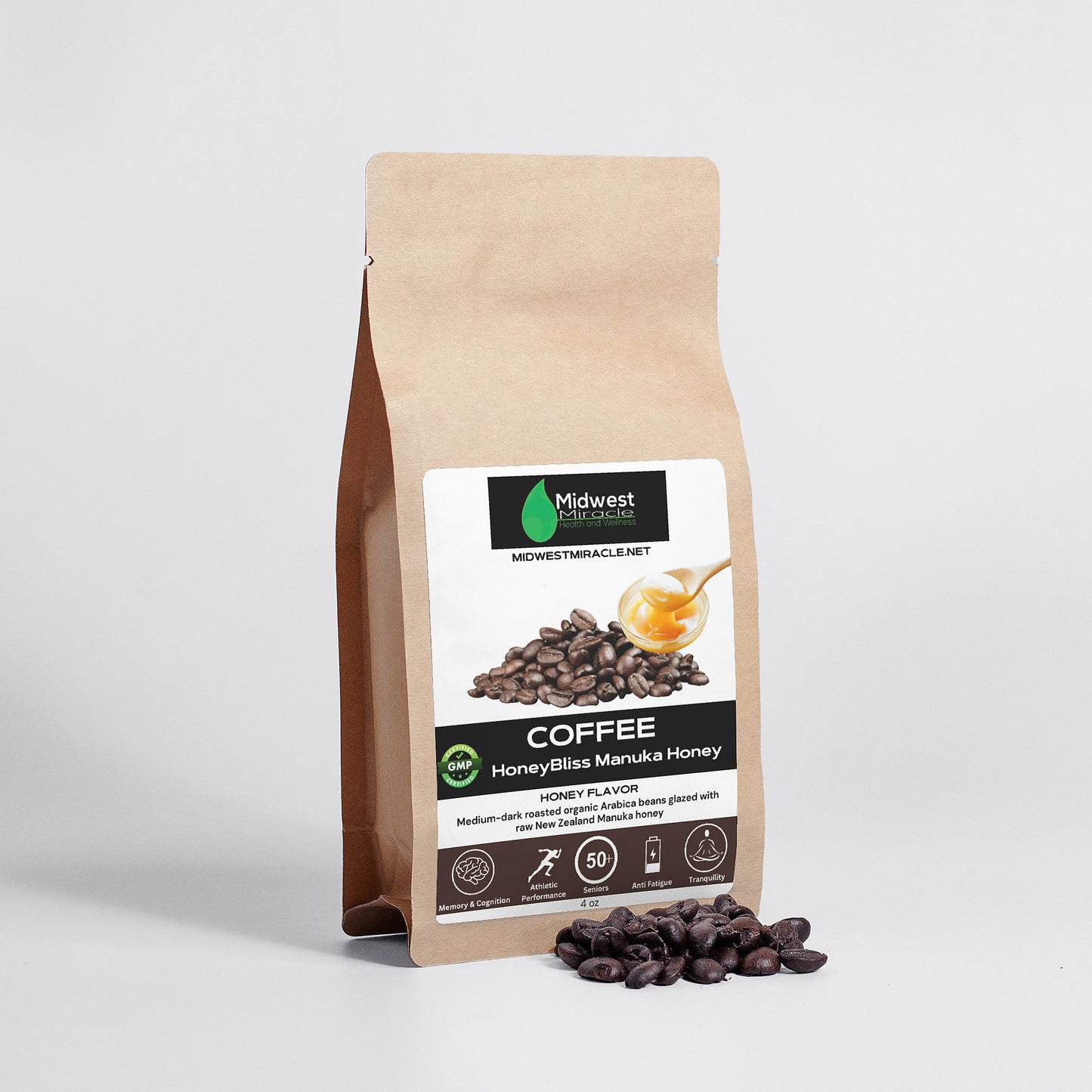 HoneyBliss Manuka Honey Coffee 4oz