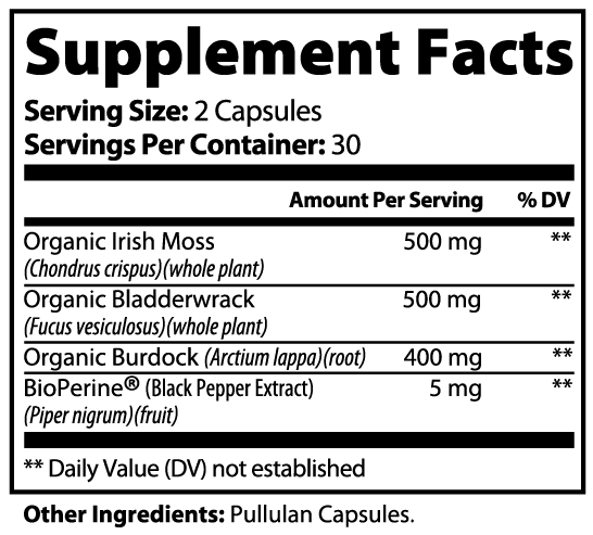 Organic Sea Moss Capsules