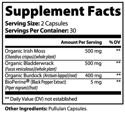 Organic Sea Moss Capsules