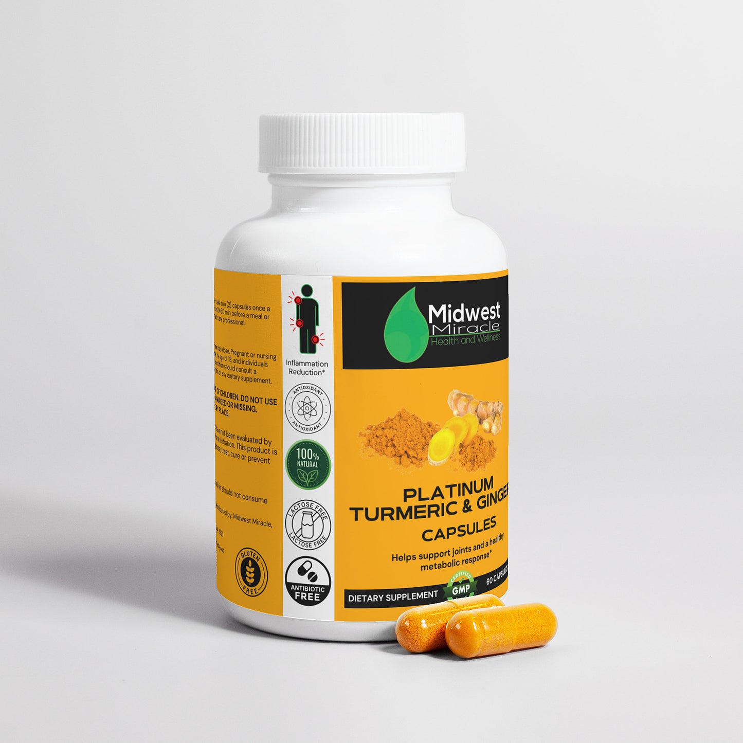 Platinum Turmeric & Ginger Capsules