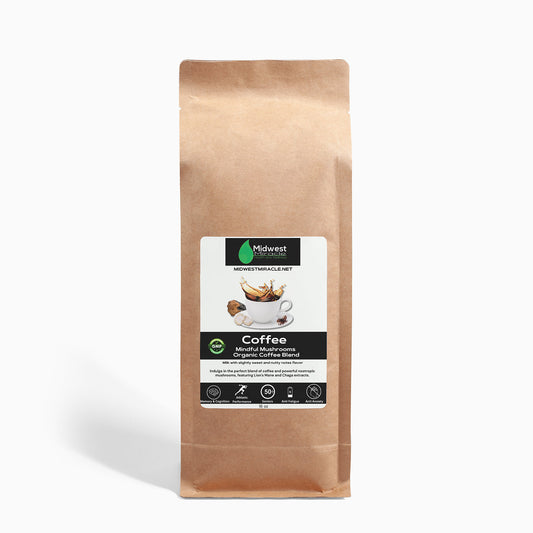 Mindful Mushrooms Organic Coffee Blend | Chaga and Lions Mane 16oz