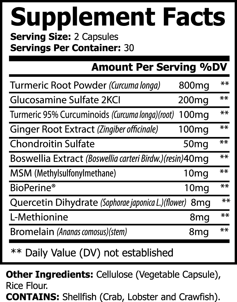 Platinum Turmeric & Ginger Capsules