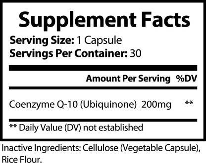 CoQ10 Energy Ubiquinone Capsules